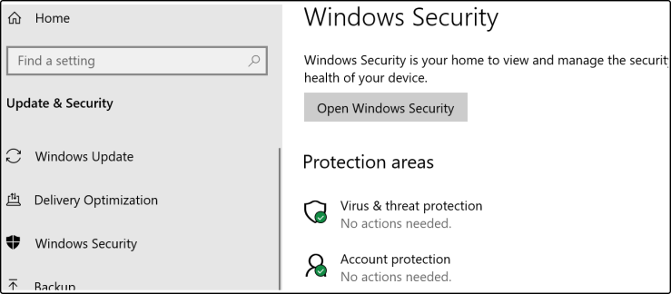 Windows Security